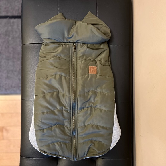 Friends Forever Green dog winter jacket - Large - Picture 3 of 5